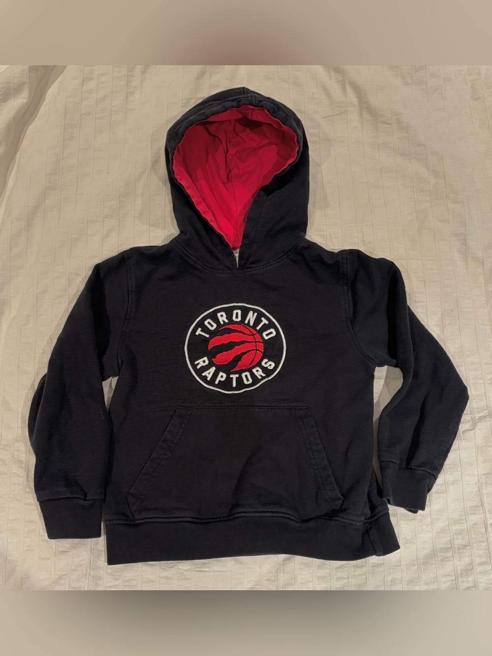 NBA TORONTO RAPTORS Kids Size 4/5 Black Hoodie SWEATSHIRT BASKETBALL